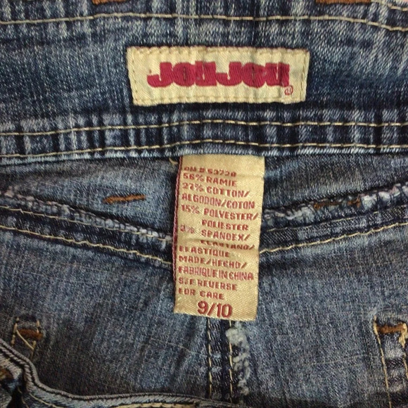 Jou Jou Boot Cut Medium Wash Blue Denim Jeans - Size 9/10 - Picture 9 of 11